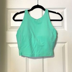 NWT lululemon align high neck tank wild mint 8